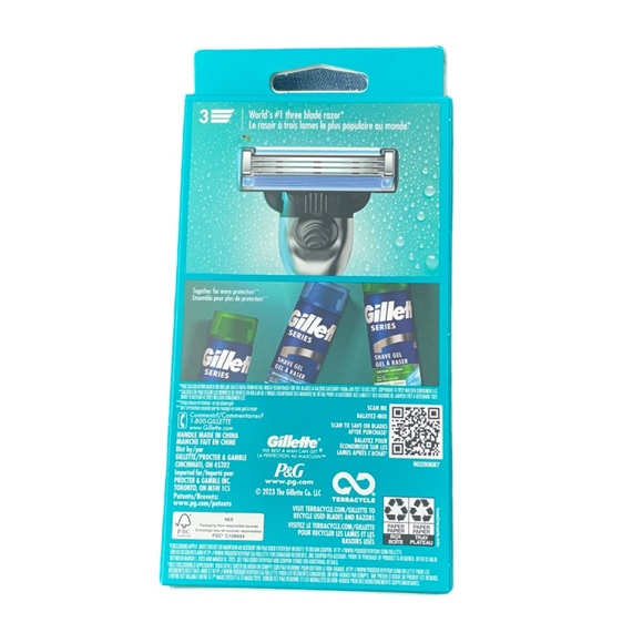 Gillette Mach3 3-Blade Razor + 1 Razor Blade Refill - Picture 2 of 2